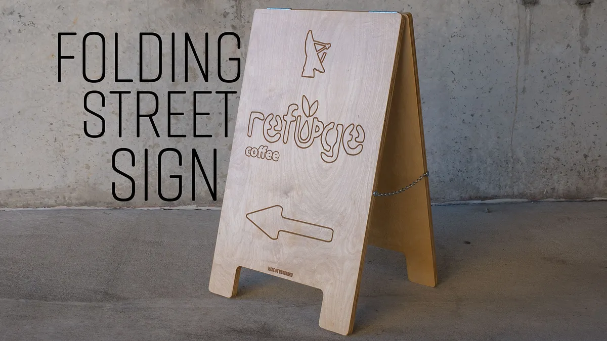 Folding Street Sign - image 1