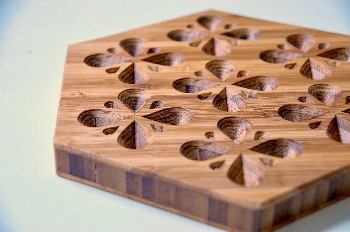 Teardrop trivet - image 1