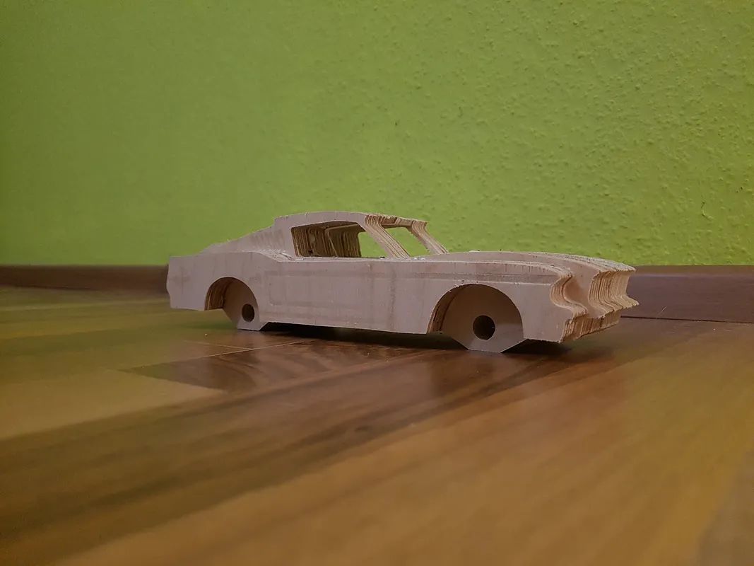 Wooden Ford Mustang - image 4