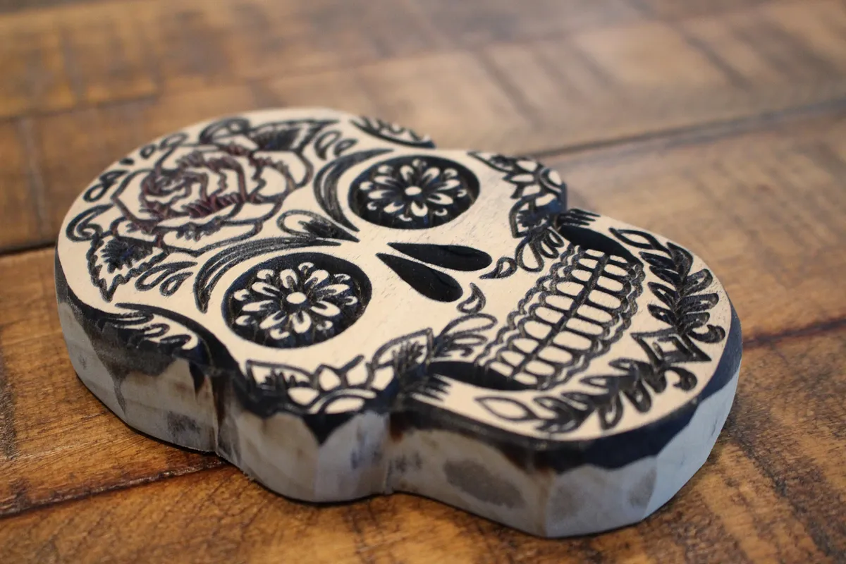 VCarved Sugar Skull - image 1
