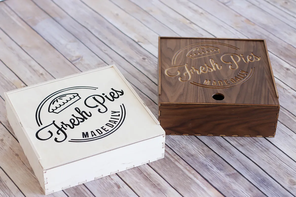 Wooden Pie Boxes - image 1