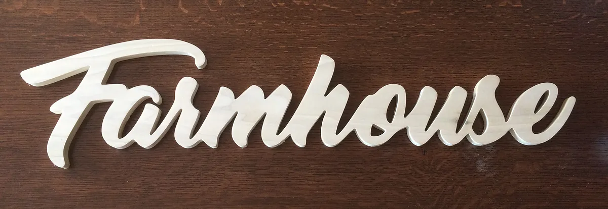 Farmhouse Sign - image 1