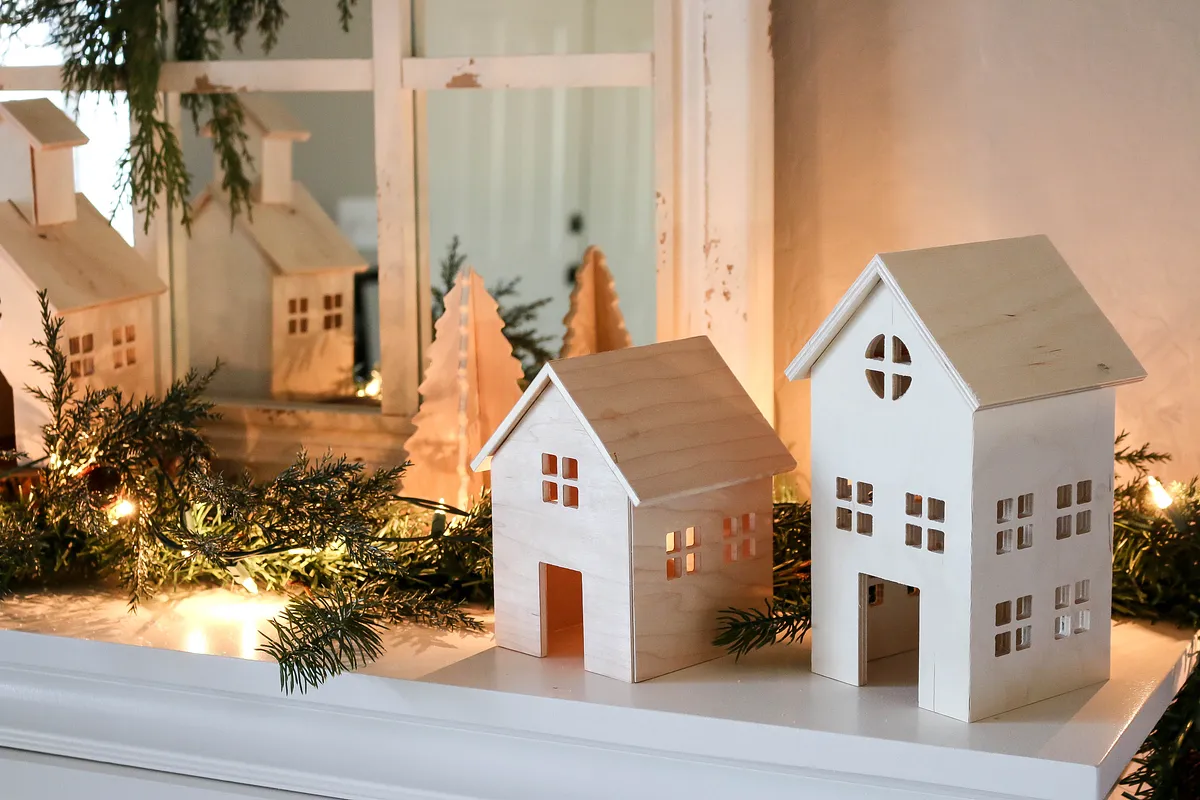Wooden Christmas Village - image 1