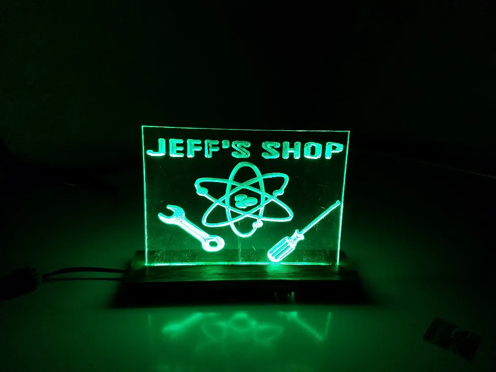 Acrylic LED sign - image 1