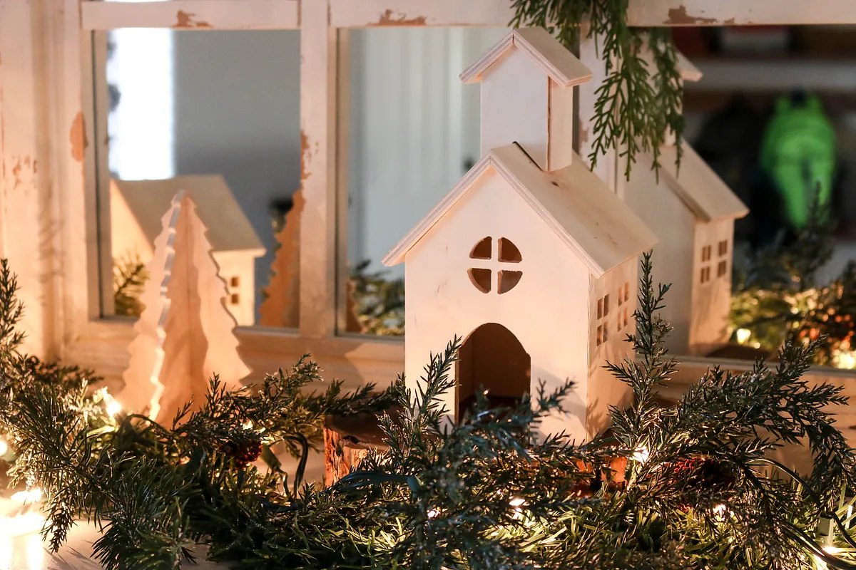 Wooden Christmas Village - image 2