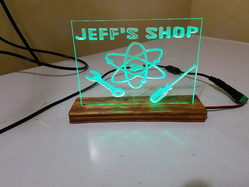 Acrylic LED sign - image 3