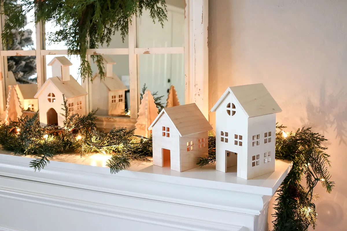 Wooden Christmas Village - image 4