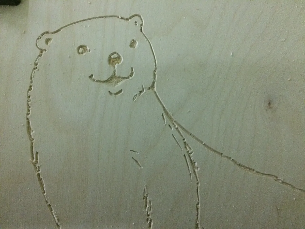 Otter Chair — Left Side Texture (image 2)