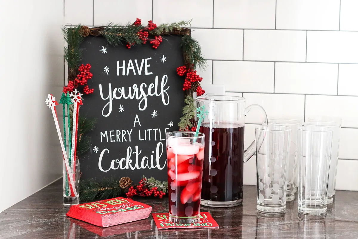 Acrylic Holiday Drink Stirrers/Markers - image 1