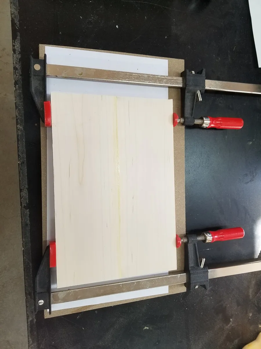 Inlay Cutting Board — Prep and glue maple pieces (image 4)