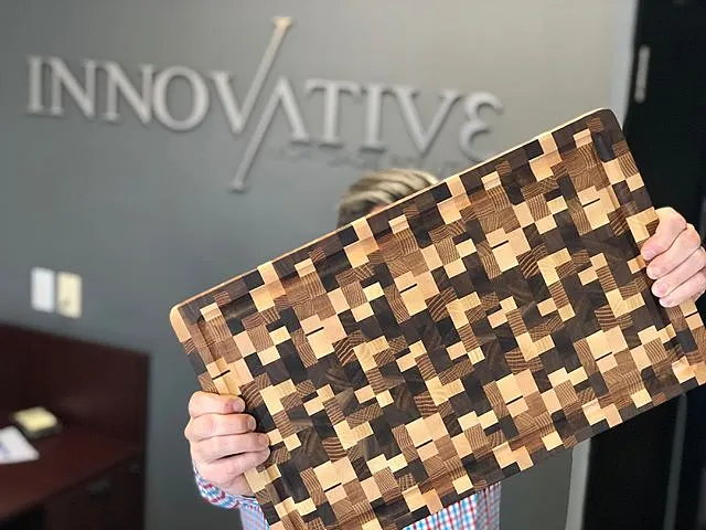 End grain cutting board juice groove - image 1