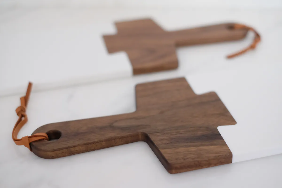 Cheeseboard with wood and corian - image 3