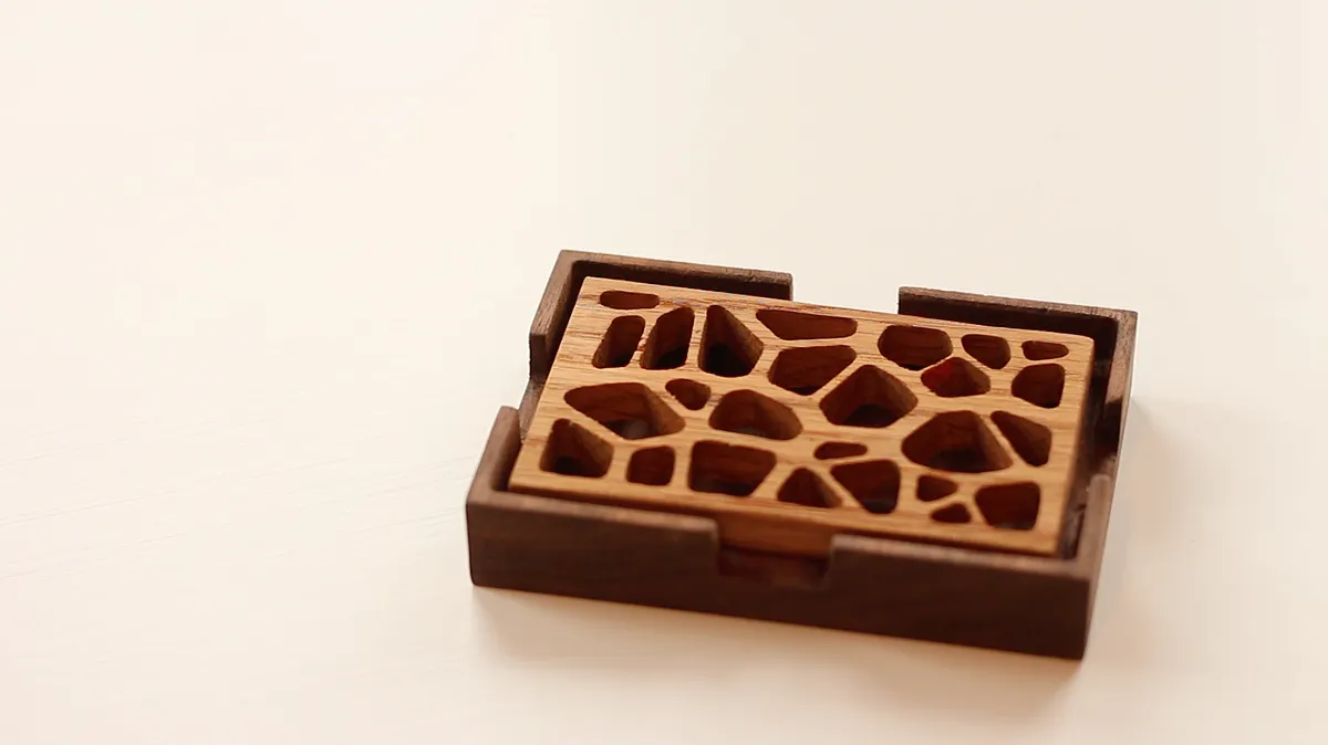 Wood Soap Dish - image 1