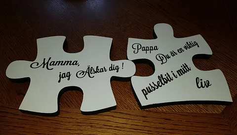 puzzle as decoration