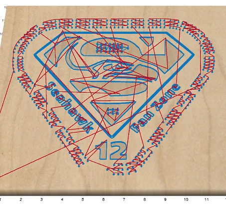 Seahawk cribbage board - image 3