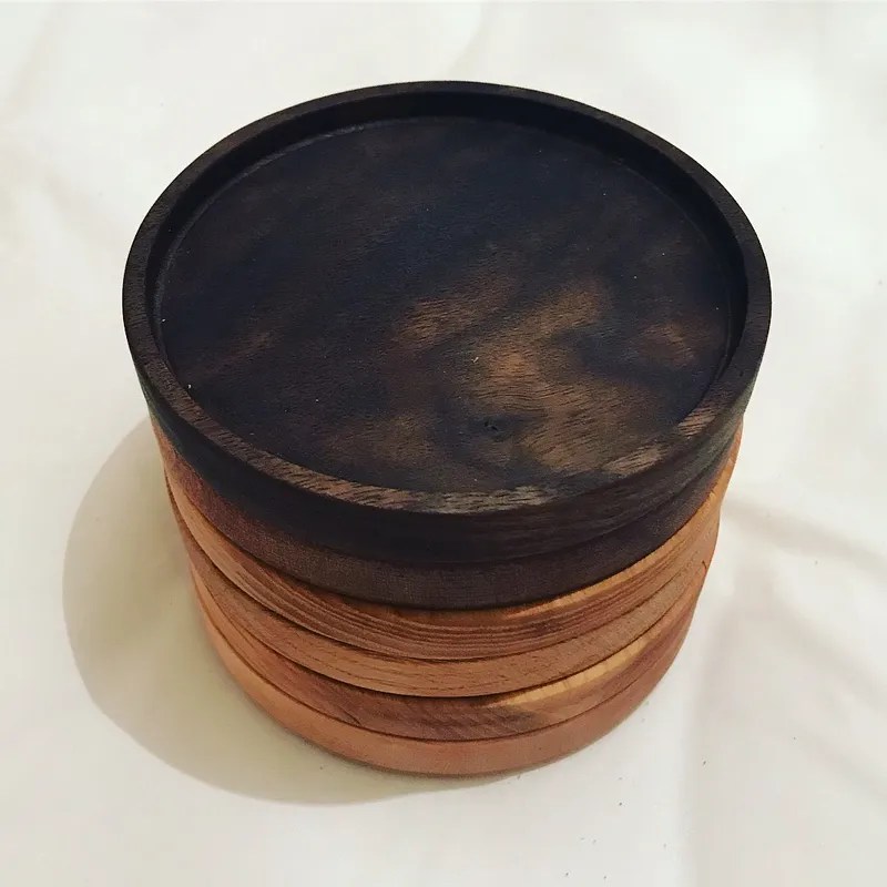 Hardwood Stacking Coasters - image 2