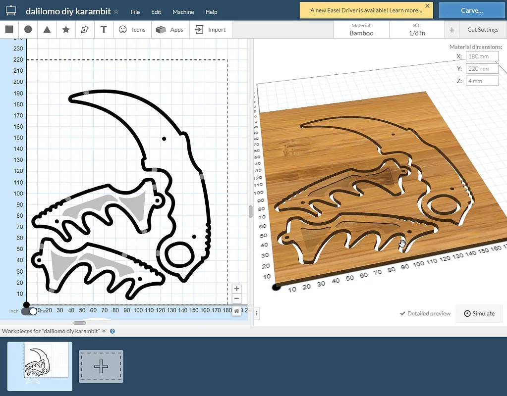 DIY Wooden Karambit - image 2