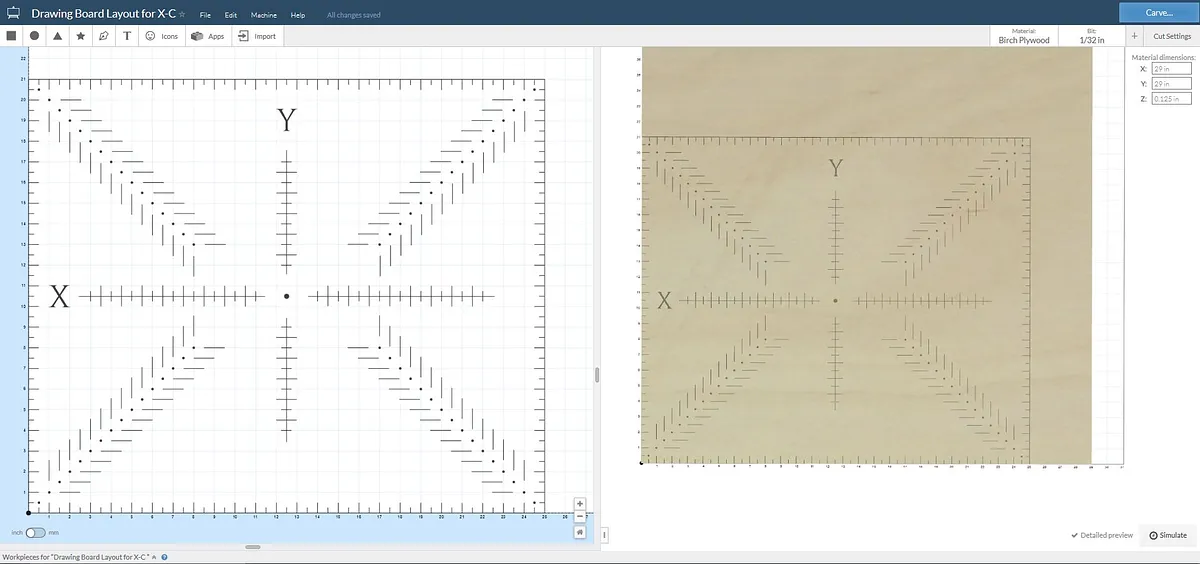 Drawing Board Layout for X-C  - image 2