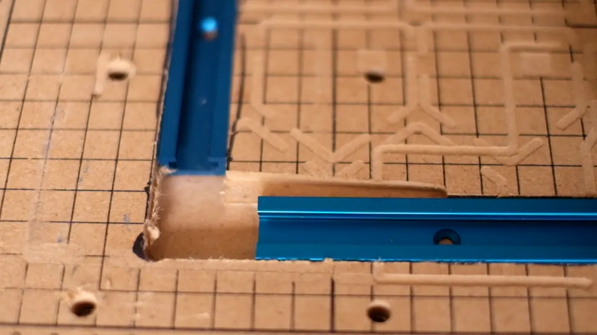 Adding t-track clamps and bracket to X-Carve — Install t-track