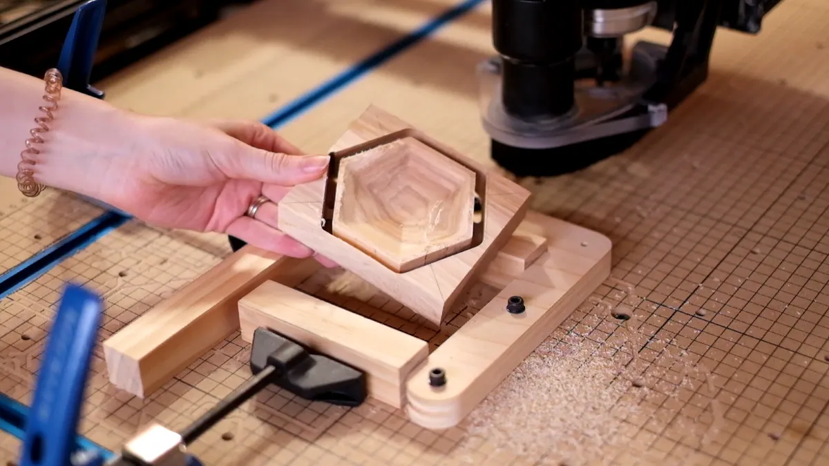 Adding t-track clamps and bracket to X-Carve — Cut brackets and enjoy your new clamping system! (image 3)