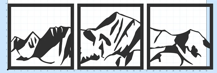 Mountains Wall Art Frames Mountain - image 1