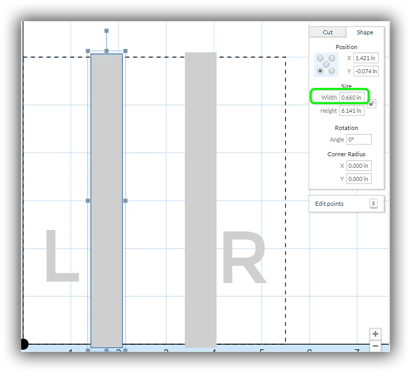 Floating Hutch — Step 1 - Adjust Easel Project for Board Thickness (image 2)