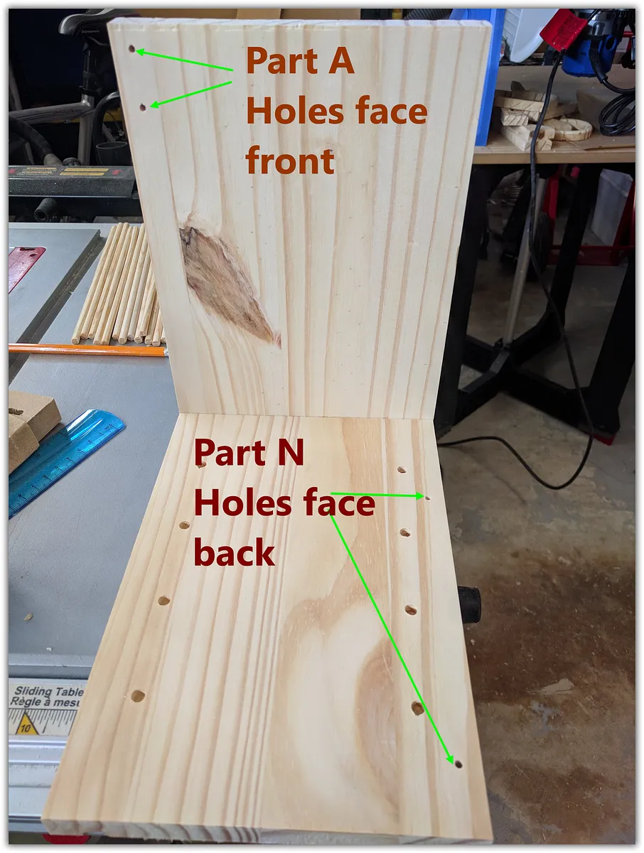 Floating Hutch — Step 7- Begin Assembly