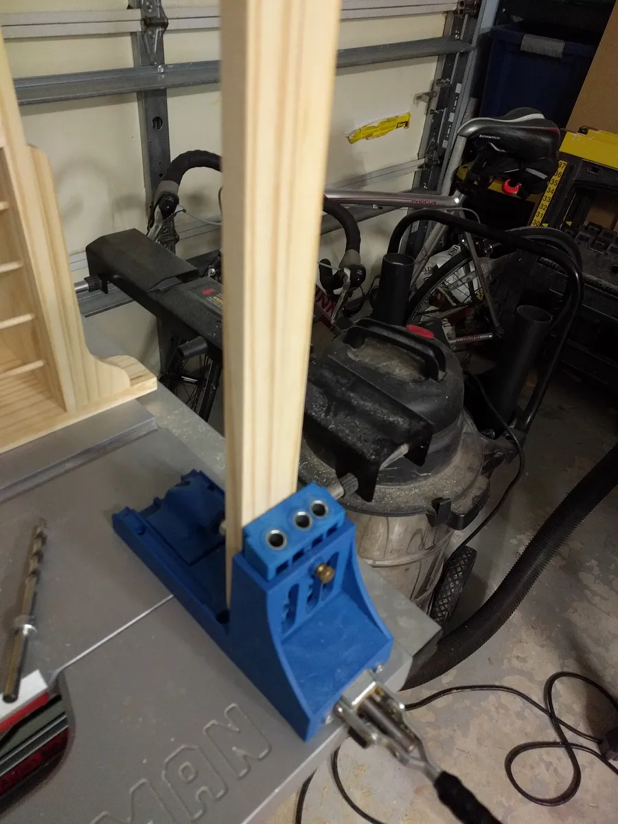 Floating Hutch — Step 13 - Attach Shoulder (Part D)