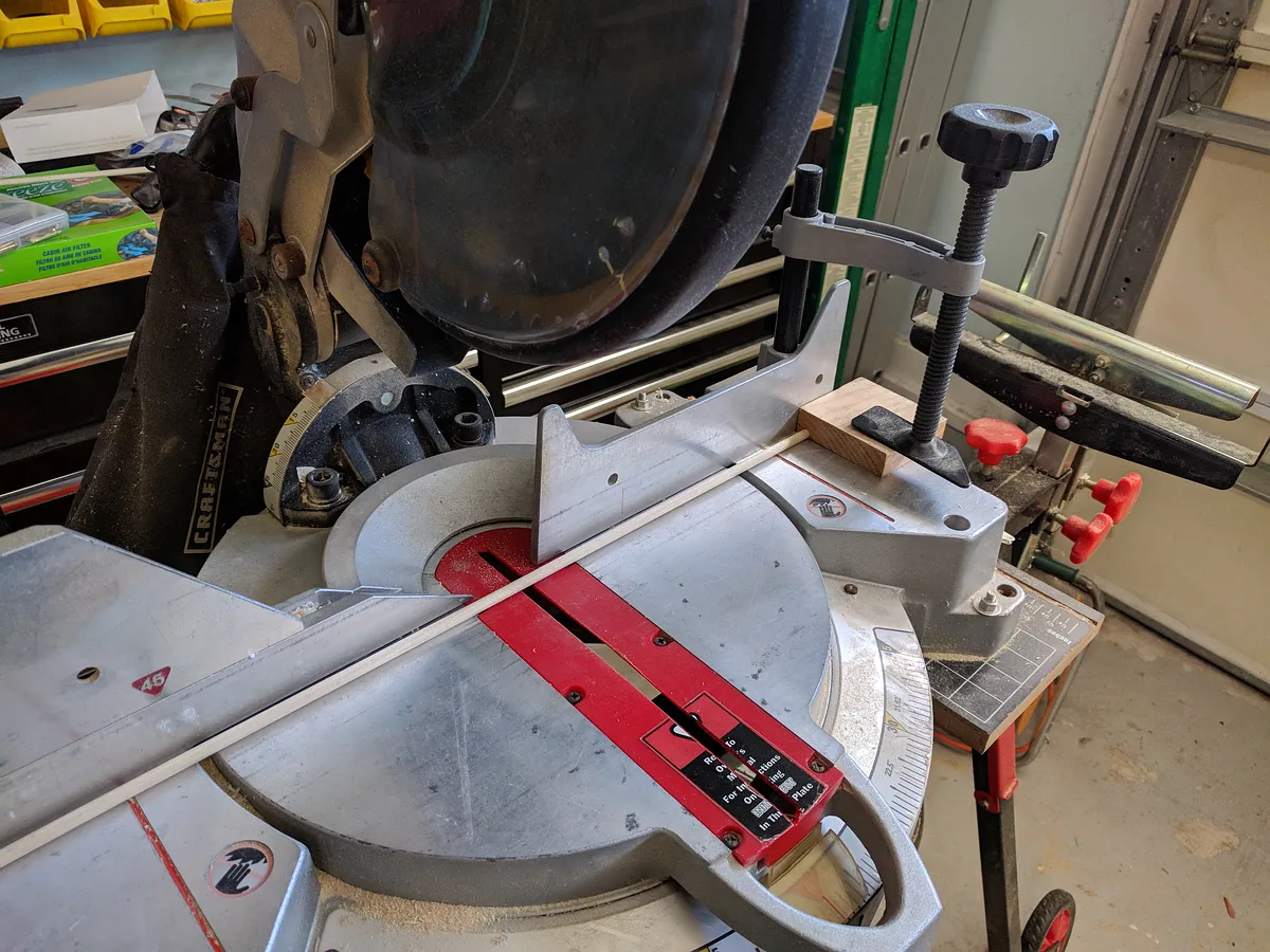 Floating Hutch — Step 5 - Cut Dowel Rods