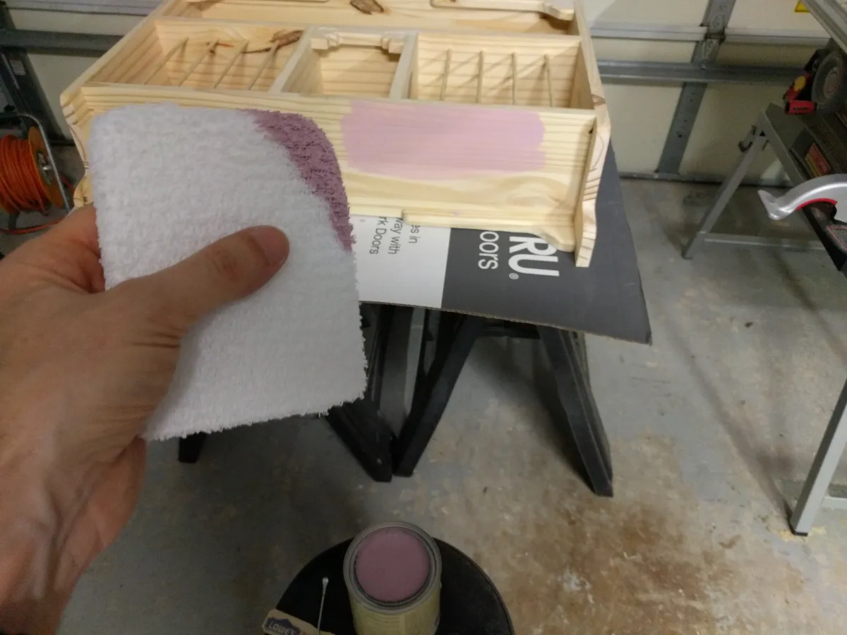 Floating Hutch — Step 15 - Final Sand and stain