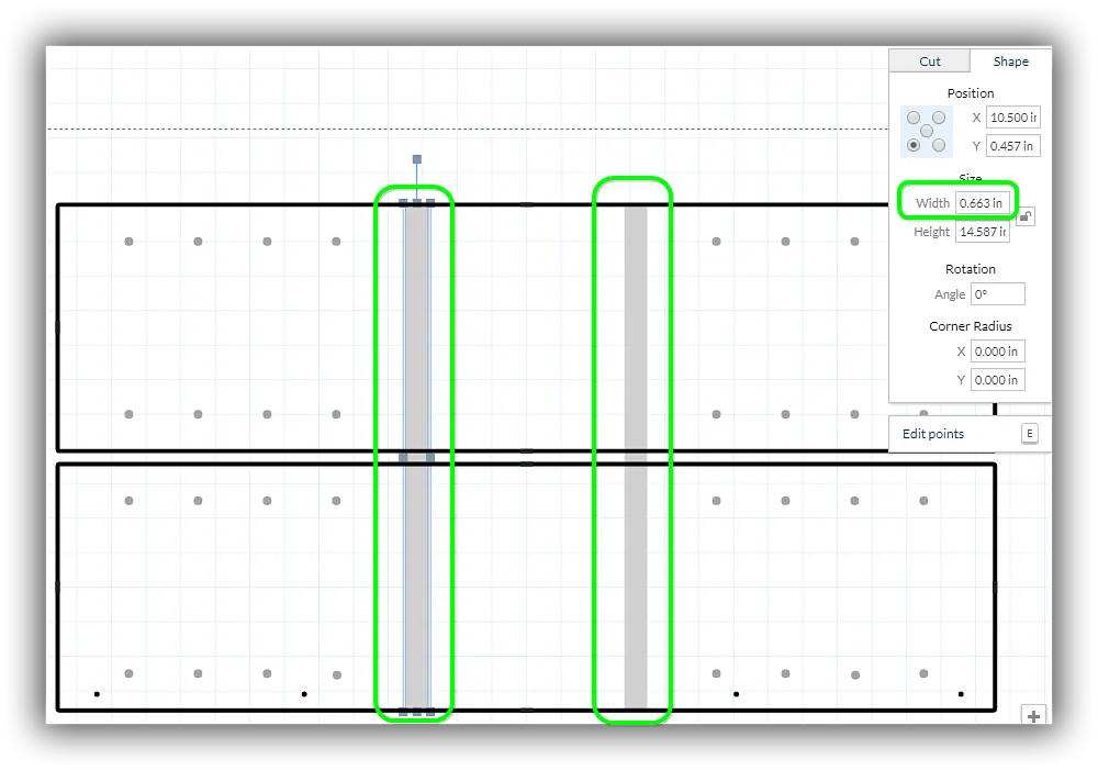 Floating Hutch — Step 1 - Adjust Easel Project for Board Thickness (image 3)