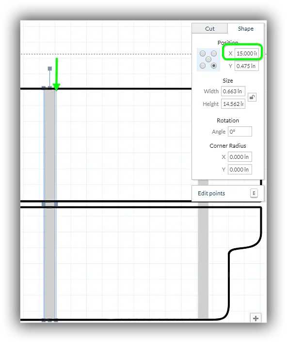 Floating Hutch — Step 4 - Adjust Dado Cuts on Workpiece 4 Parts M and N (image 2)