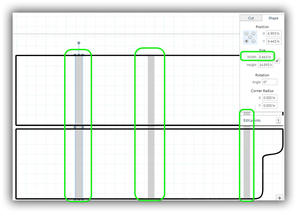 Floating Hutch — Step 1 - Adjust Easel Project for Board Thickness (image 4)