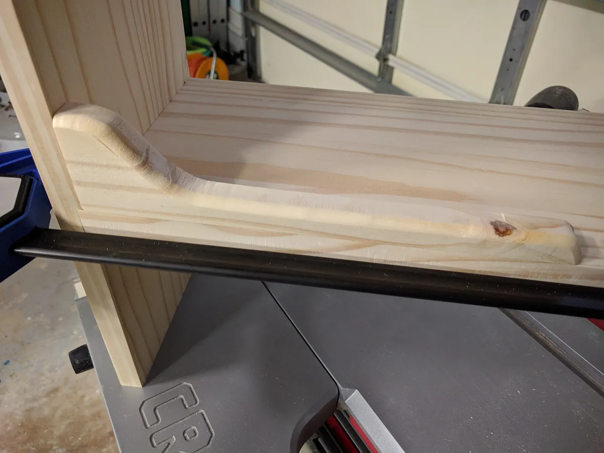 Floating Hutch — Step 11 - Attach the trim pieces (Parts G, H, I and J) (image 2)