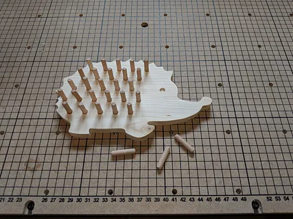 Holzbrettspiel Igel