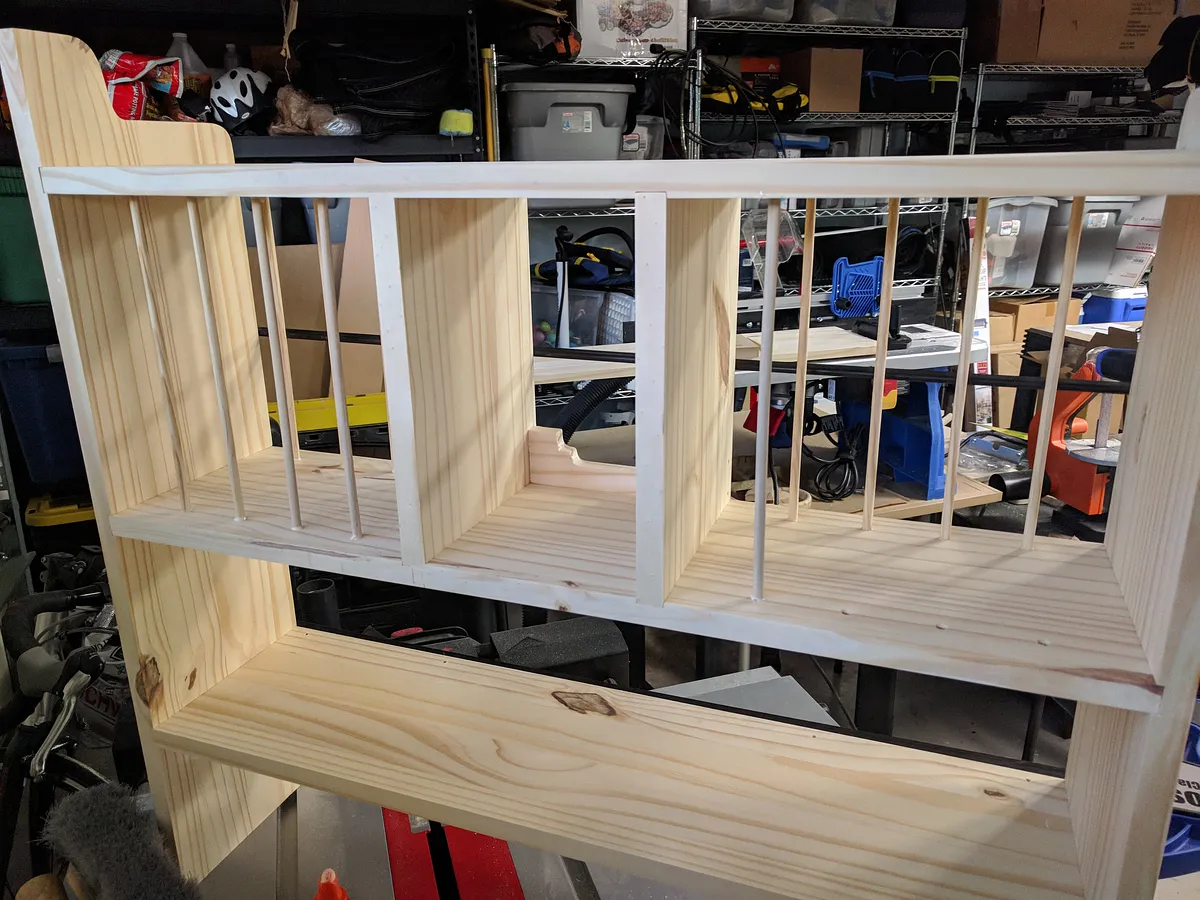 Floating Hutch — Step 10 - Insert Dowel Rods (image 5)