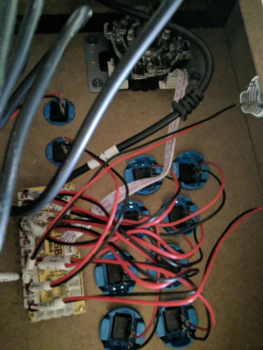 Bartop Arcade Machine — Mount USB button board and wire up
