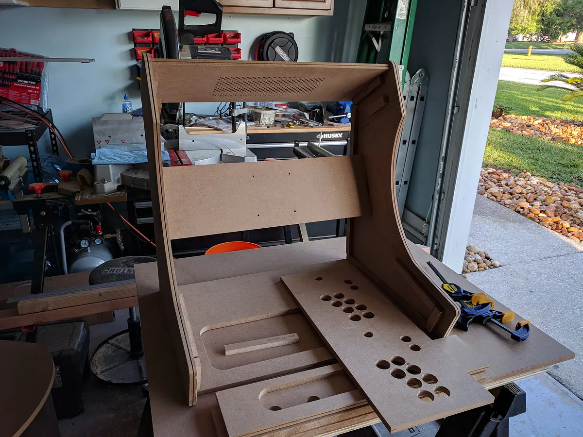 Bartop Arcade Machine — Begin assembly