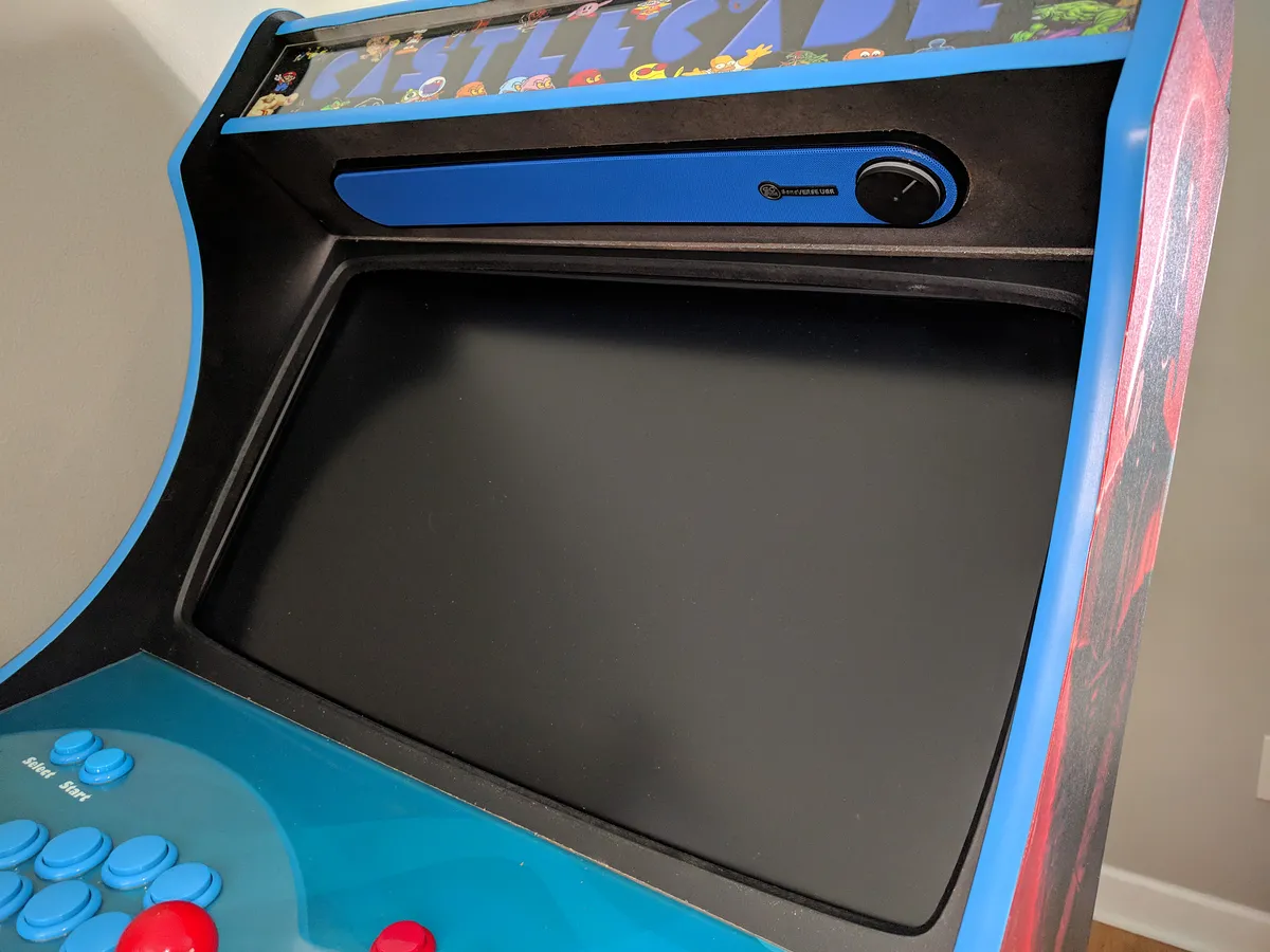 Bartop Arcade Machine — Assemble Marquee Print and Button Mount (image 2)