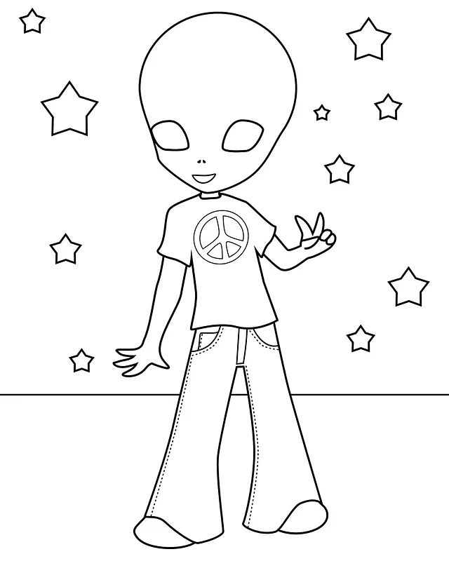Alien in Jeans - image 1