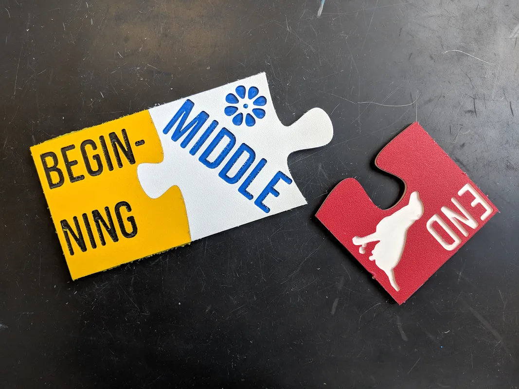 Simple 3-piece puzzle - image 1