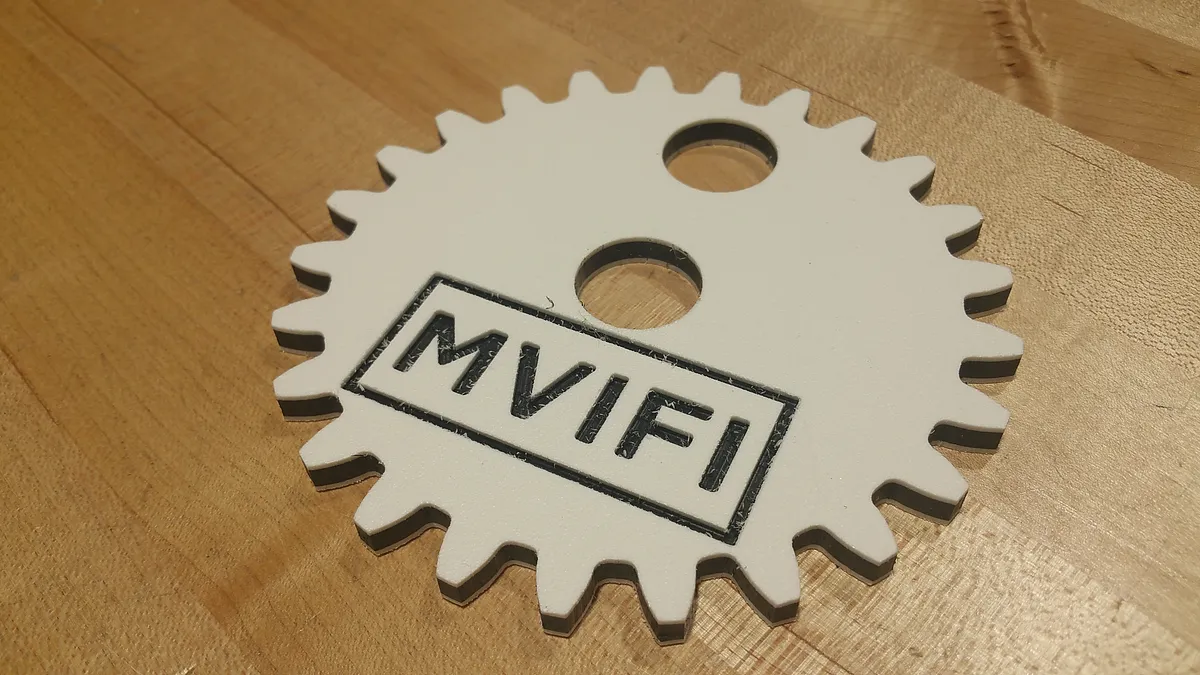 The "BoJimble" 7-Gear Table Toy — Cut the Large Central Gear