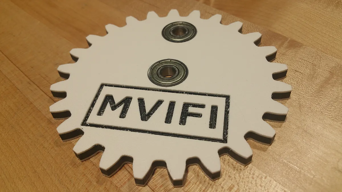 The "BoJimble" 7-Gear Table Toy — Cut the Large Central Gear (image 2)
