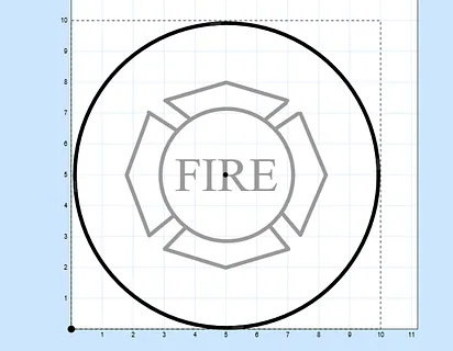 numberless firefighter clock face
