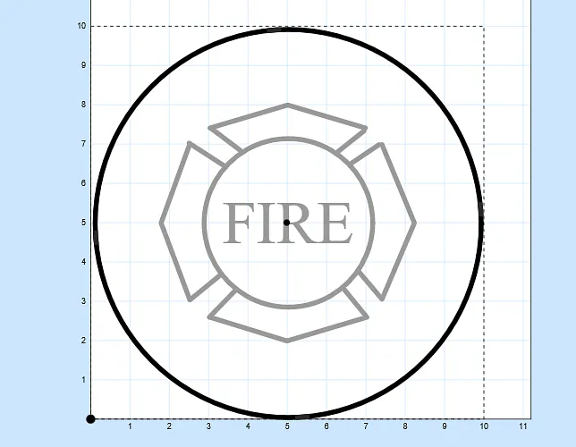 numberless firefighter clock face - image 1