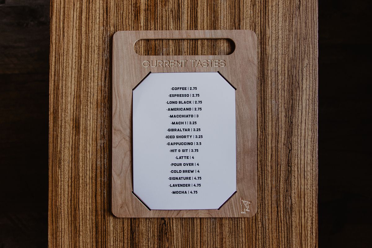 Coffee Shop Menu Board