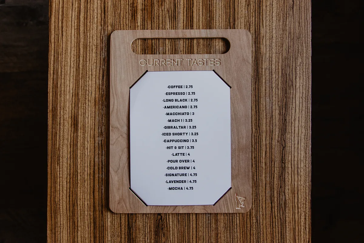 Coffee Shop Menu Board - image 1