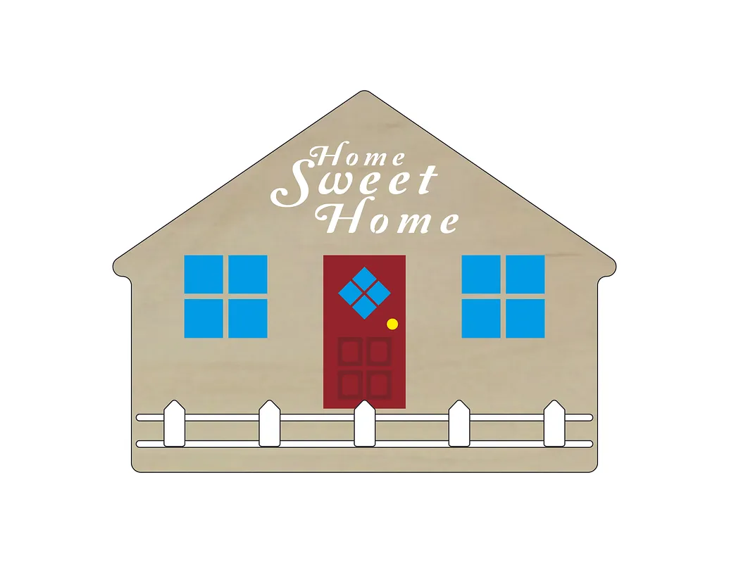 Home Sweet Home Key Rack - image 1