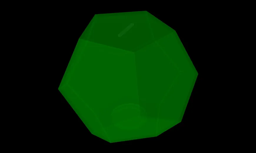 Acrylic D12 Coin Bank - image 2