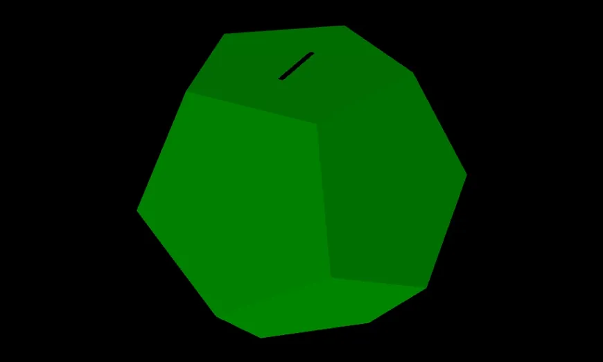 Acrylic D12 Coin Bank - image 3